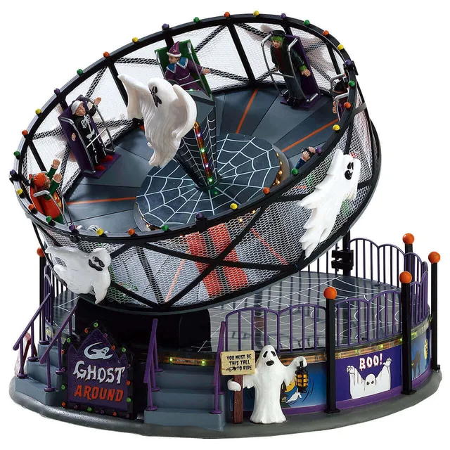 lemax-ghost-around-spooky-town-karussell-fahrgesch-ft image 1