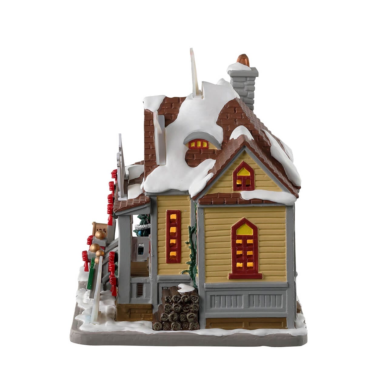 lemax-rockledge-cottage-beleuchtetes-miniatur-weihnachtshaus-mit-pinguinen image 3