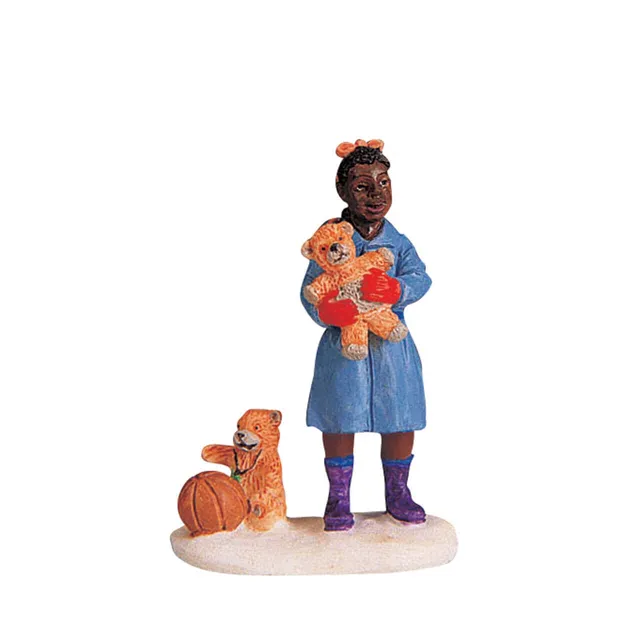 lemax-tina-s-new-teddy-miniaturfigur-mit-teddyb-r-weihnachtsedition image 1