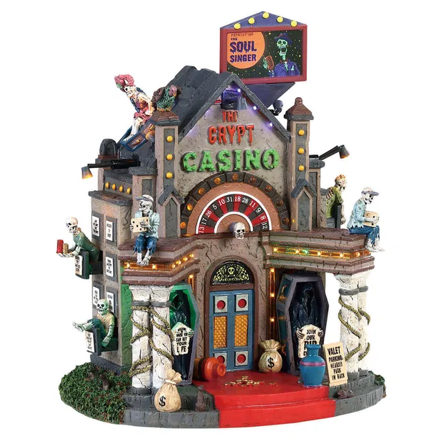 lemax-spooky-town-the-crypt-casino-beleuchtetes-miniatur-casinohaus-mit-licht-un image 1