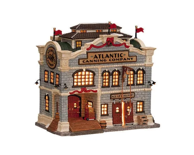 lemax-atlantic-canning-co-miniatur-gesch-ftshaus-weihnachtsdorf image 1