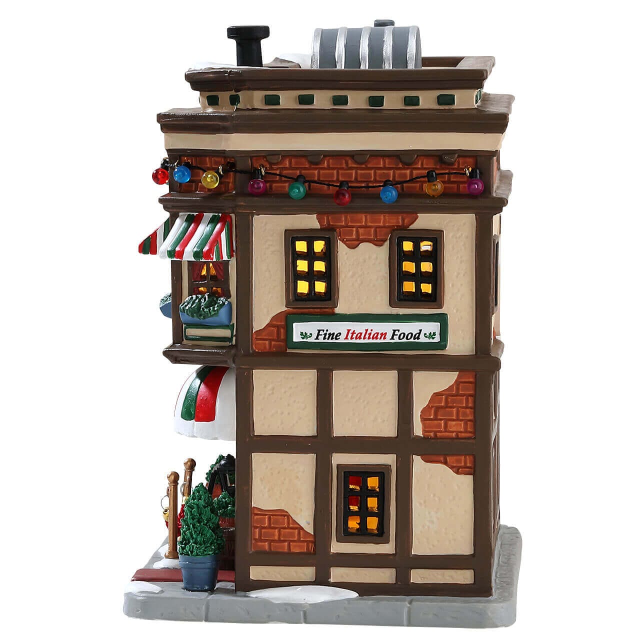 lemax-papa-s-pasta-place-beleuchtetes-italien-restaurant-miniatur image 2