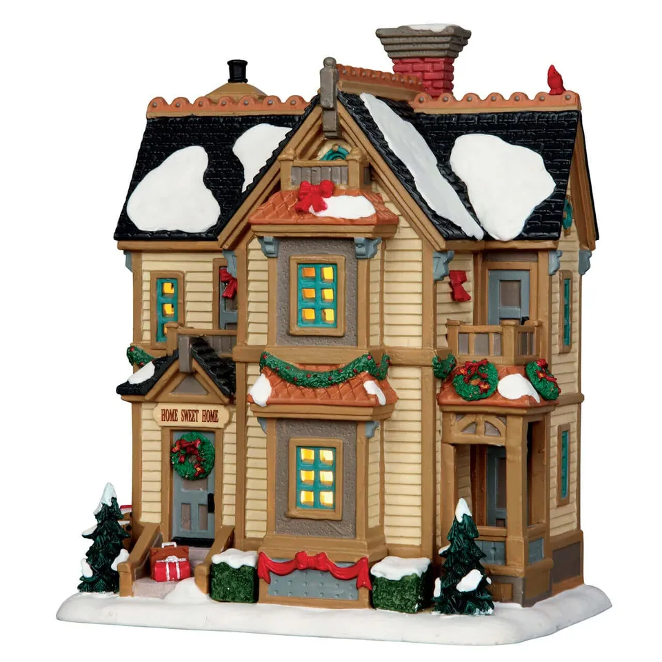 lemax-home-for-christmas-residence-beleuchtetes-weihnachtshaus image 1