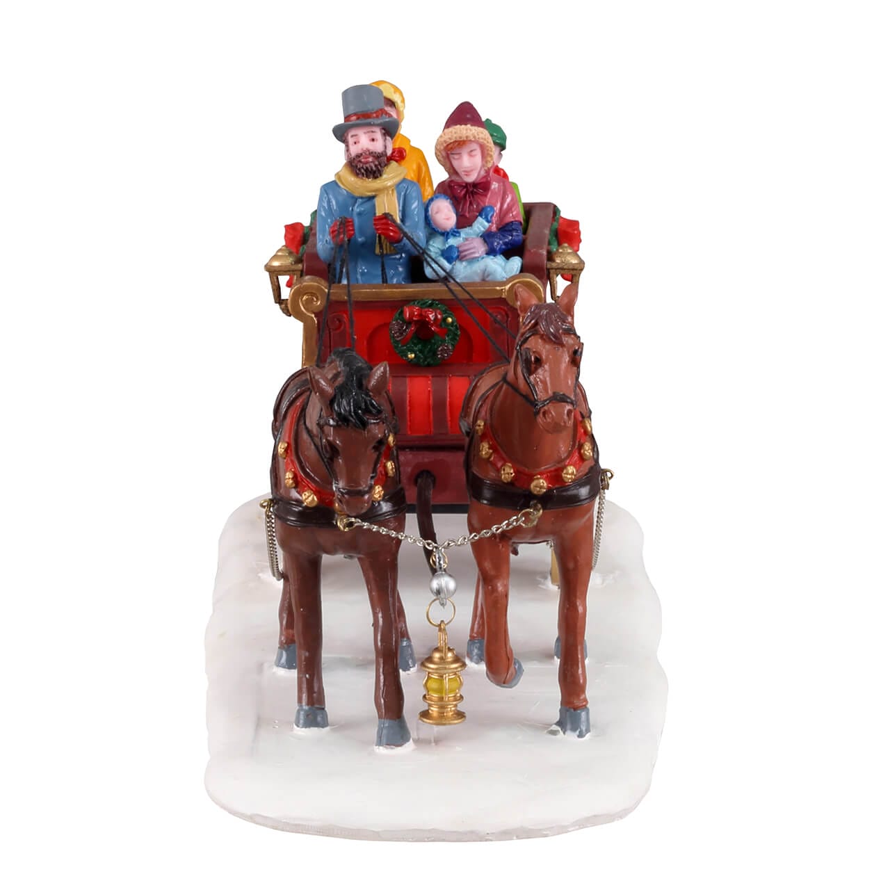 lemax-carriage-cheer-pferdekutsche-miniatur-szene image 2