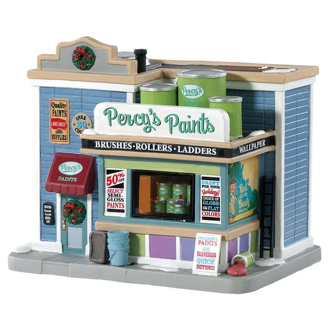 lemax-percy-s-paints-weihnachtshaus-shop image 1