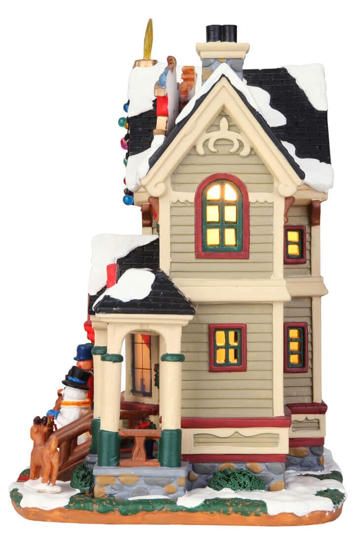 lemax-christmas-home-tour-beleuchtetes-miniaturhaus image 2