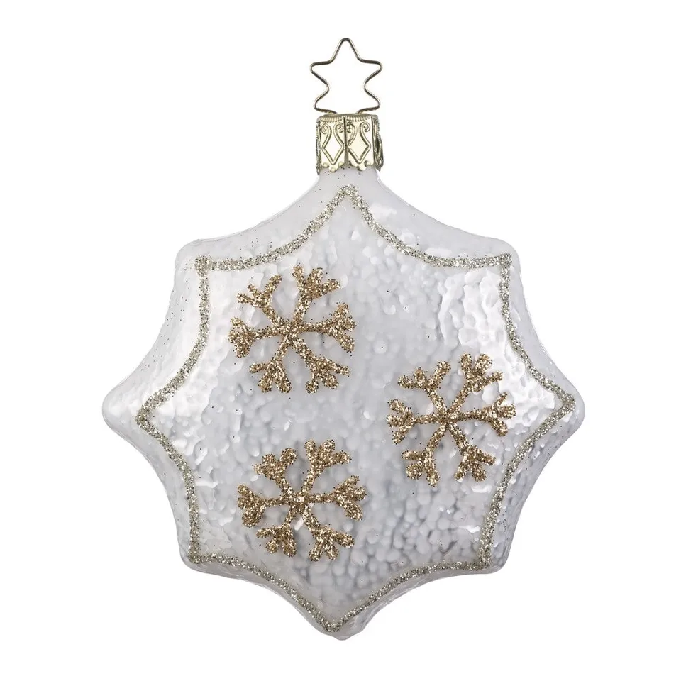inge-glas-schneeflockentanz-christbaumkugel-9-cm-wei image 1