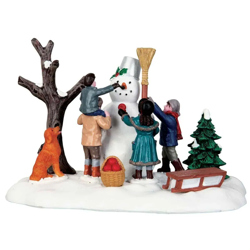 lemax-victorian-snowman-viktorianischer-schneemann-figur image 1