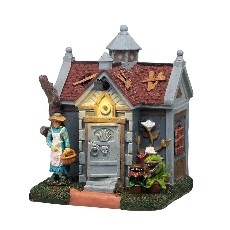 lemax-grave-gardening-spooky-town-miniaturszene image 1