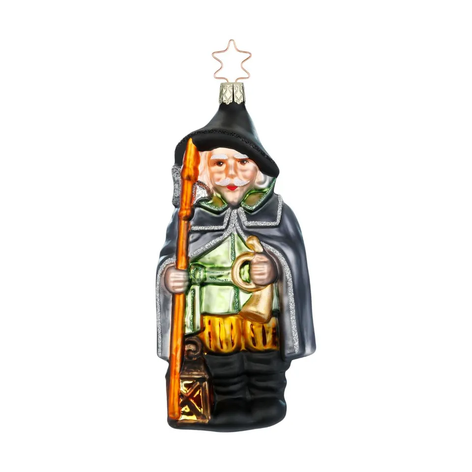 inge-glas-glasfigur-nachtw-chter-schwarz-16-5-cm image 1