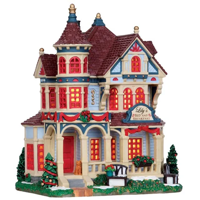 lemax-lily-s-bed-breakfast-beleuchtetes-miniaturhaus-holidays-seasons image 1