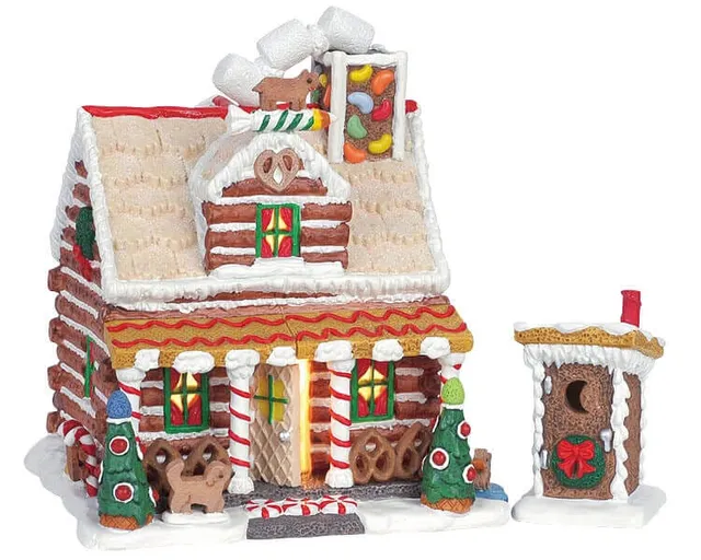 lemax-the-pretzel-cabin-sugar-n-spice-haus image 1