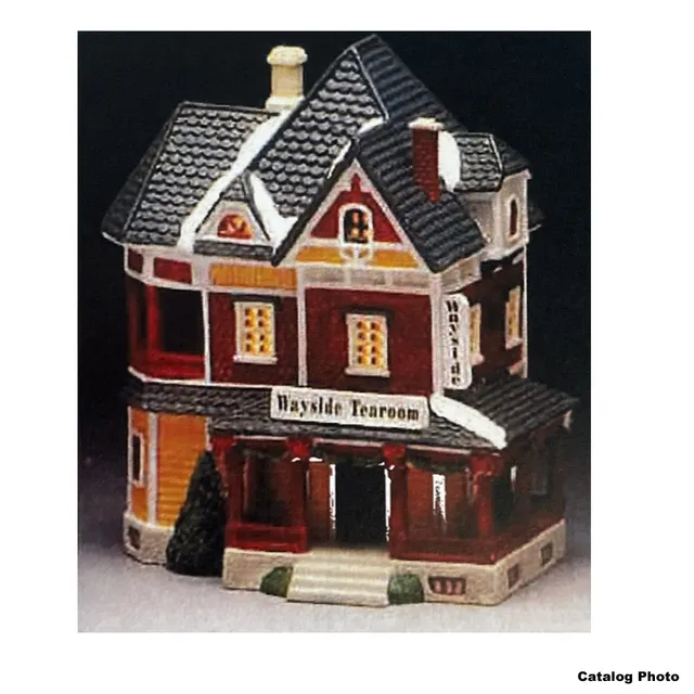 lemax-wayside-tearoom-beleuchtetes-miniaturhaus-teestube image 1