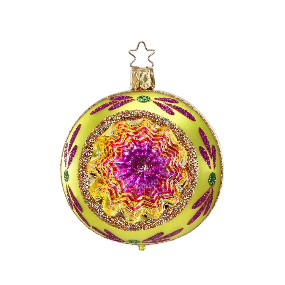 inge-glas-funkelnder-reflex-christbaumkugel-gr-n-8-cm image 1