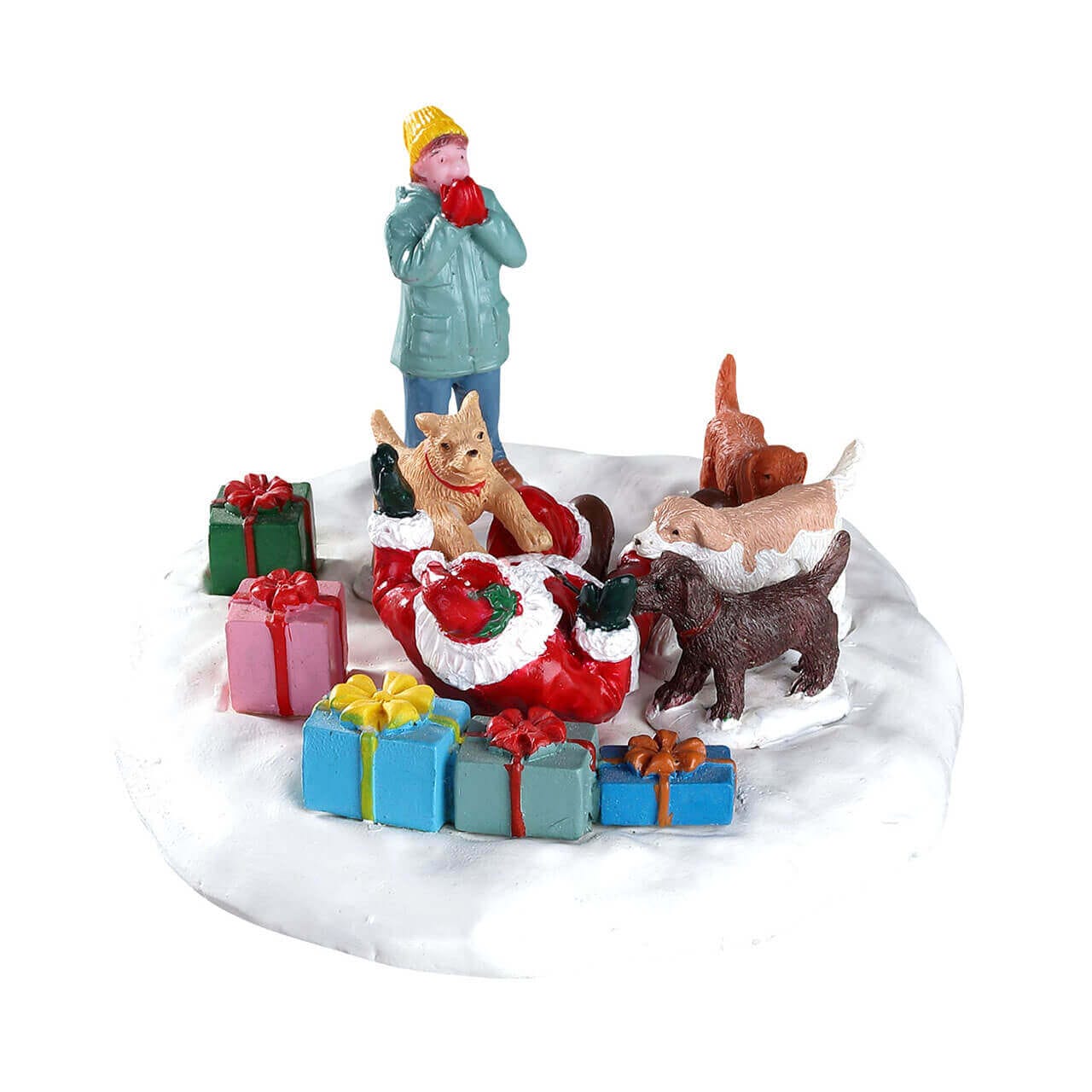lemax-puppies-love-santa-miniatur-hunde-weihnachtsszene-holidays-seasons image 4
