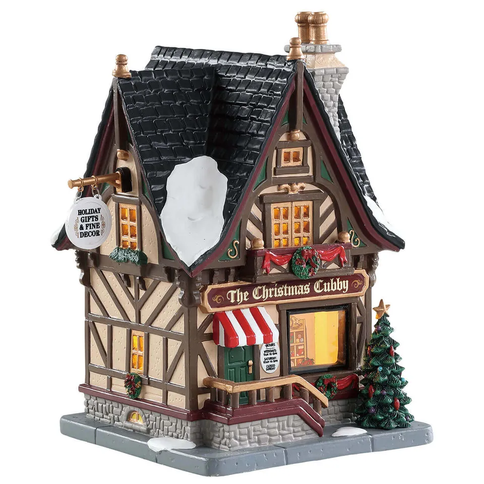 lemax-the-christmas-cubby-miniatur-haus-f-r-caddington-village image 1