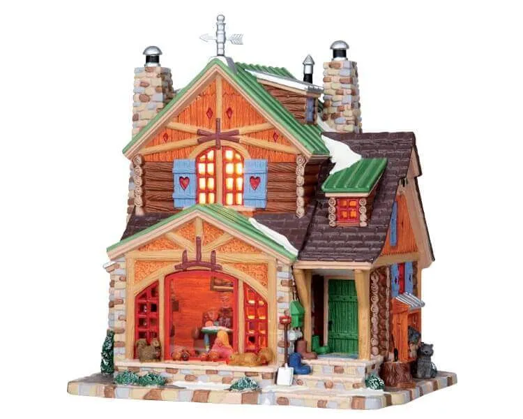 lemax-cozy-cabin-miniatur-blockh-tte-f-r-weihnachtsdorf image 1