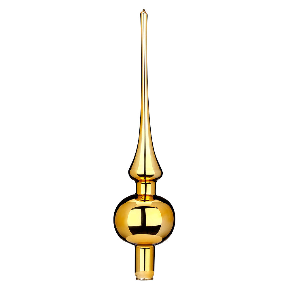 inge-glas-spitze-inkagold-glanz-7-x-30-cm-christbaumspitze-aus-glas image 1