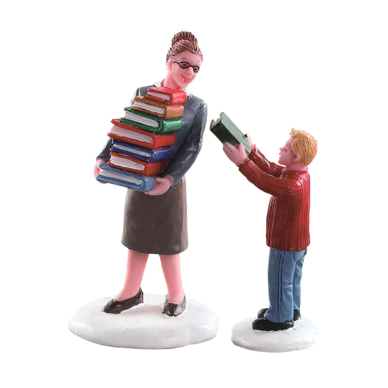 lemax-librarian-miniaturfigur image 1