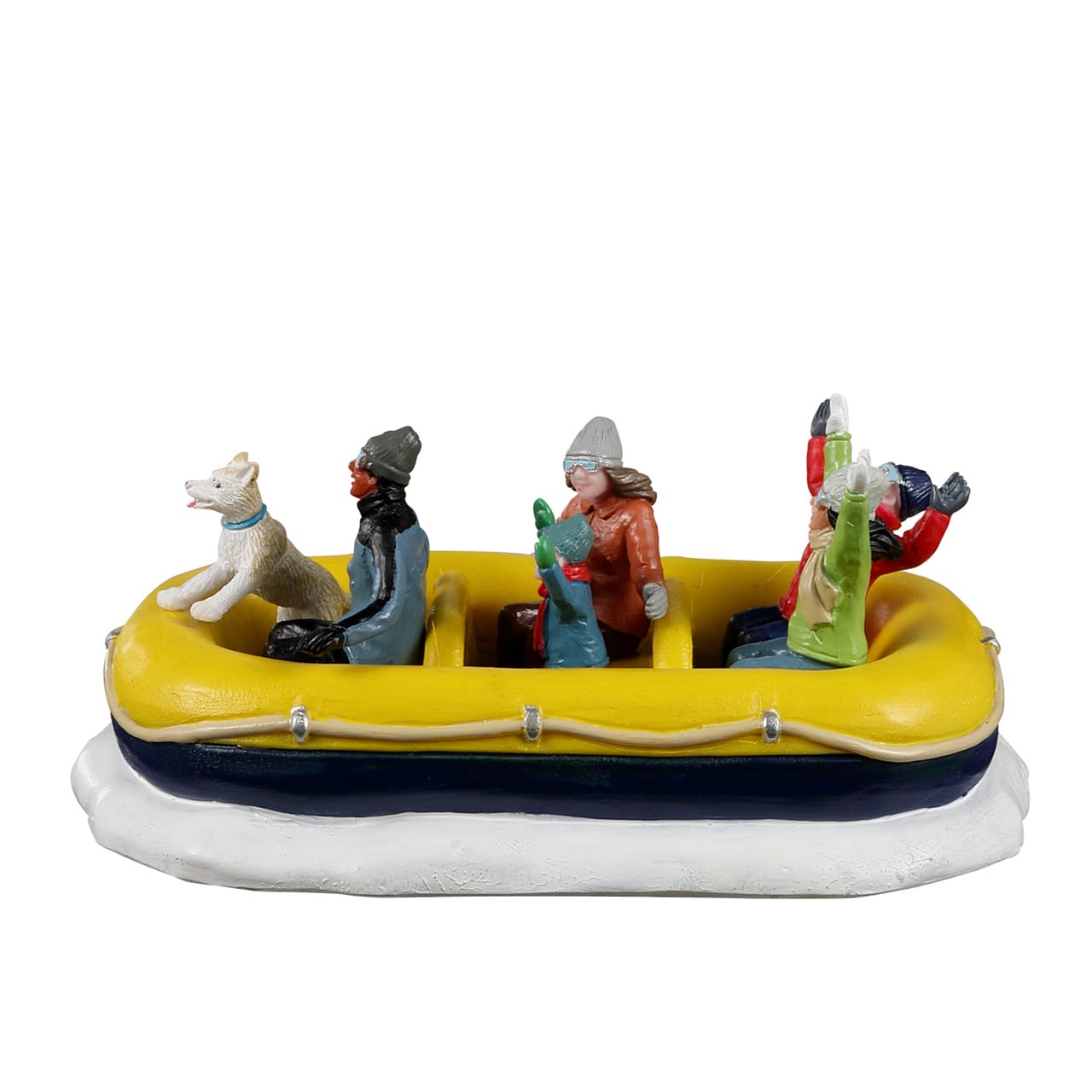 lemax-snow-rafting-vail-village-miniatur-figurengruppe image 3