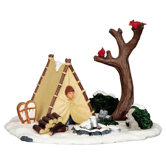 lemax-winter-wakeup-weihnachtsdorf-figurenszene image 1