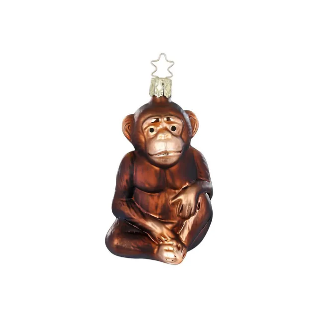 inge-glas-affe-christbaumanh-nger-10-cm image 1