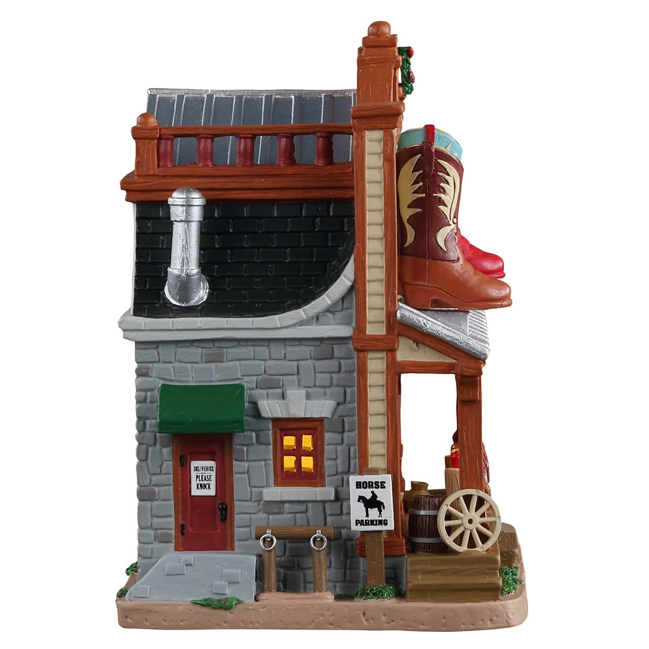lemax-boot-country-miniaturhaus-western-shop-harvest-crossing image 2