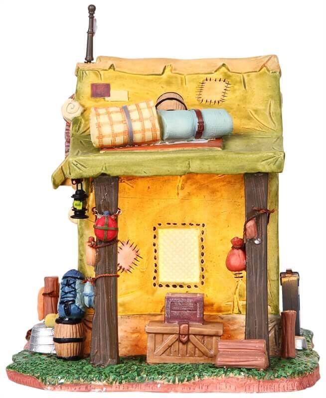 lemax-rural-point-rustic-tent-miniatur-zelt-szene image 3