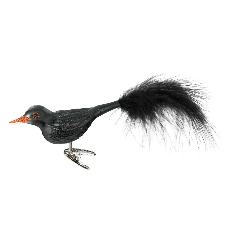inge-glas-herr-amsel-vogel-christbaumkugel-aus-glas-10-5-cm-schwarz image 1