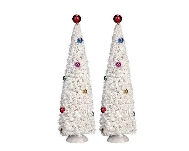 lemax-white-christmas-tree-medium-miniaturbaum-wei image 1