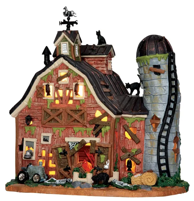 lemax-dilapidated-barn-verfallene-scheune-spooky-town image 1