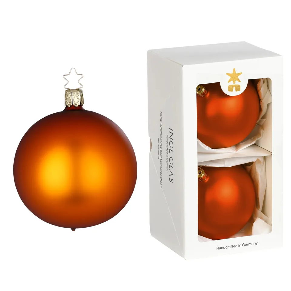 inge-glas-kugel-kupferbraun-matt-christbaumkugel-10-cm image 1