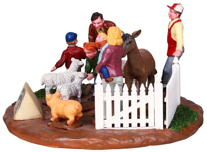 lemax-petting-zoo-weihnachtsdorf-szene-streichelzoo image 2