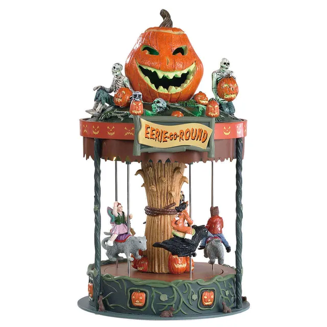 lemax-eerie-go-round-spooky-town-karussell-mit-gruselmusik image 1