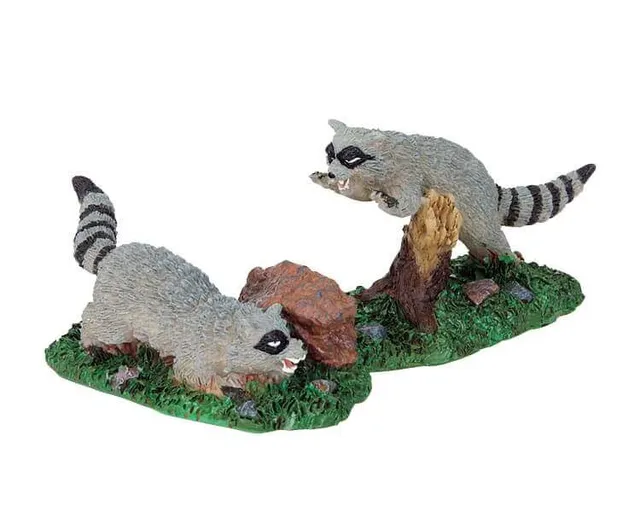 lemax-rabid-racoons-spooky-town-waschb-r-figuren image 1