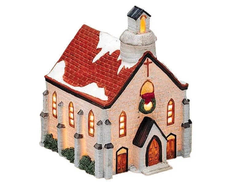 lemax-stone-chapel-holidays-seasons-kirche image 1