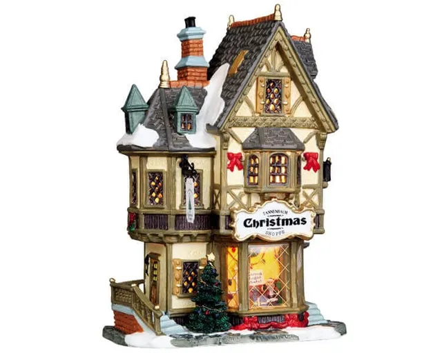 lemax-tannenbaum-christmas-shoppe-miniatur-weihnachtsladen-aus-der-caddington-se image 1