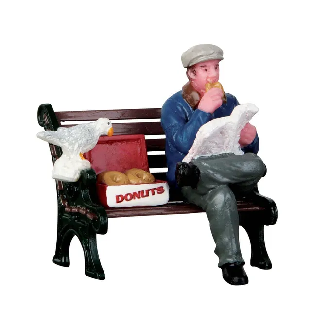 lemax-morning-donuts-miniatur-donutszene-zubeh-r image 1
