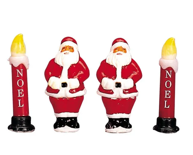 lemax-yard-light-santa-candle-miniatur-laterne image 1