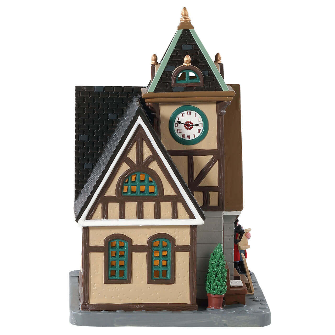 lemax-village-town-hall-beleuchtetes-rathaus-dorfgeb-ude image 3