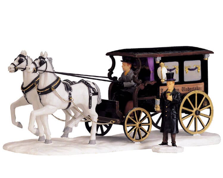 lemax-undertaker-s-carriage-spooky-town-kutschen-figur image 1