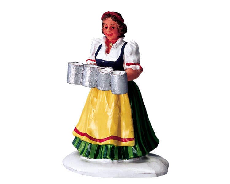 lemax-barmaid-serviererin-miniaturfigur-weihnachtsdorf image 1