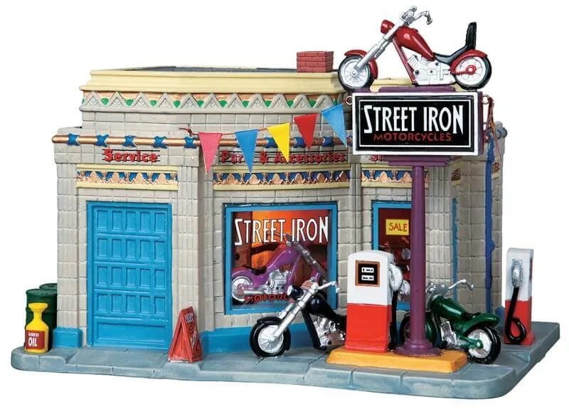 lemax-street-iron-motorcycles-miniaturfiguren-set image 1