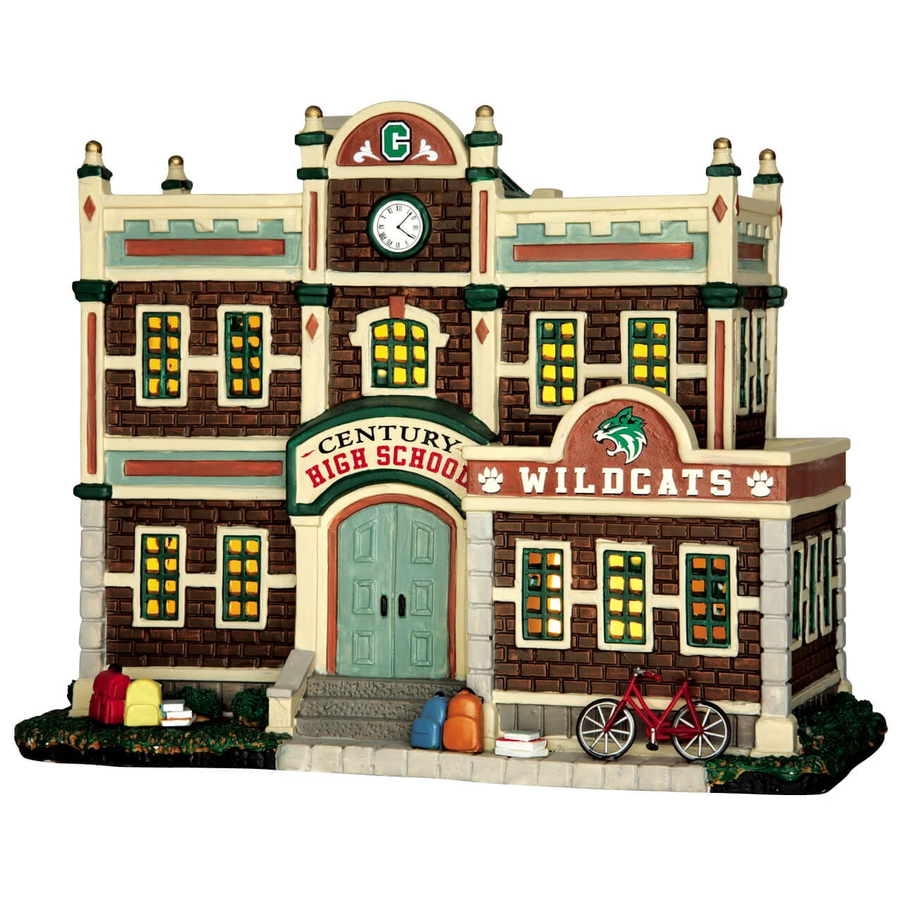 lemax-century-high-school-beleuchtetes-miniaturhaus image 4