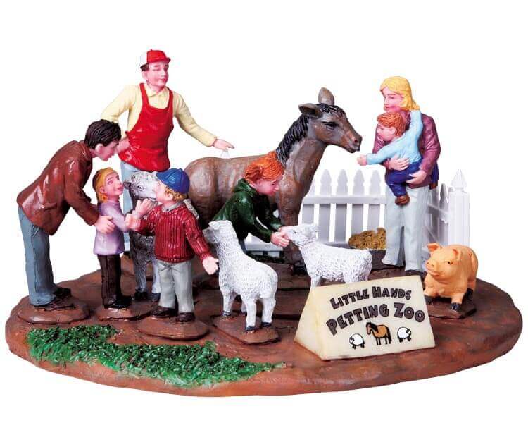 lemax-petting-zoo-weihnachtsdorf-szene-streichelzoo image 5