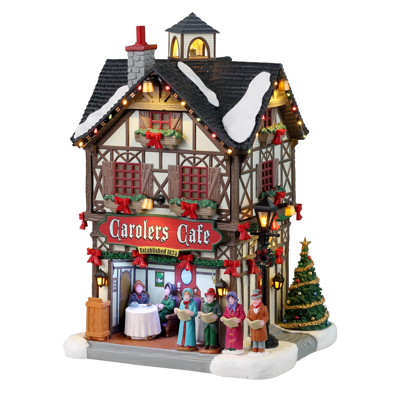 lemax-carolers-caf-caddington-miniaturhaus image 1