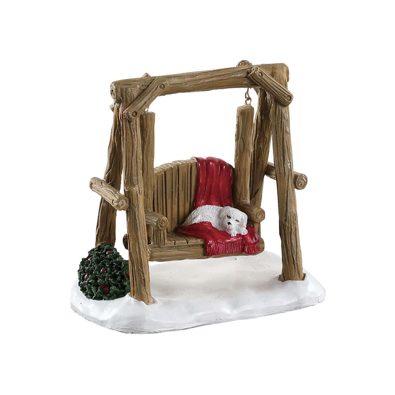 lemax-rustic-log-swing-rustikale-baumstamm-schaukel image 1