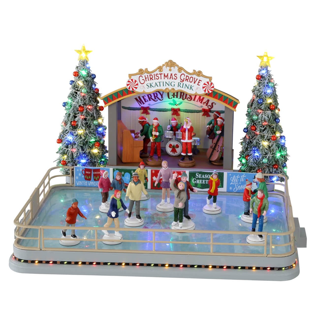 lemax-christmas-grove-skating-rink-caddington image 1