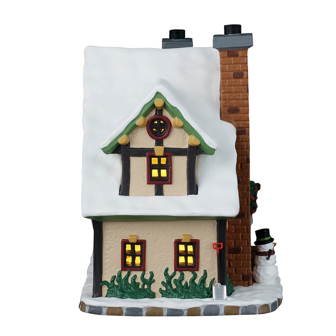 lemax-winter-holiday-lodge-caddington-haus-beleuchtet image 2