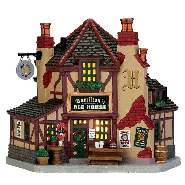 lemax-hamilton-s-ale-house-weihnachtsdorf-pub-haus image 1